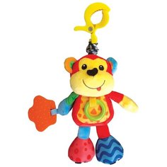 Подвесная игрушка Азбукварик Обезьянка Люленьки красный/желтый