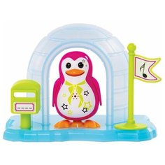 Робот Silverlit DigiPenguins с домиком розовый
