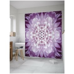 Штора для ванной JoyArty Фиолетовый цветок 180х200 (sc-8770)