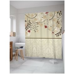 Штора для ванной JoyArty Листья фантазий 180х200 (sc-3836)