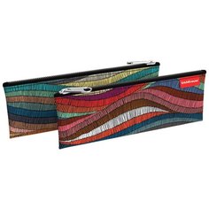 ErichKrause Пенал-конверт Mosaic (49036) коричневый/красный/синий
