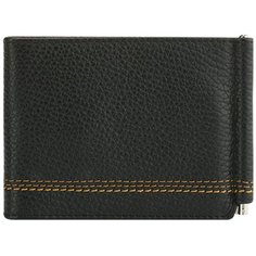 Зажим для купюр FABULA Brooklyn Z.12.BR, натуральная кожа черный