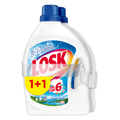 Гель для стирки Losk Горное озеро, 1.95 л, бутылка, 2 шт