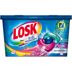 Losk капсулы 3+1 Power Caps Color, контейнер, 12 шт., 0.16 кг