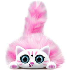 Интерактивная мягкая игрушка Tiny Furries Fluffy Kitties котенок Pixie розовый