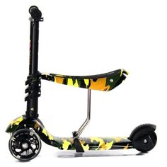 Детский самокат-беговел Micar Rider 3 в 1, khaki