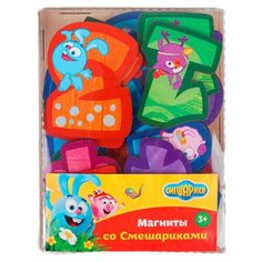 Набор цифр Мастер игрушек "Магниты со смешариками" IG0254