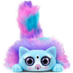 Интерактивная мягкая игрушка Tiny Furries Fluffy Kitties котенок Molly голубой/фиолетовый