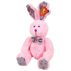 Мягкая игрушка ABtoys Кролик розовый 23 см