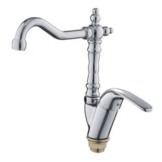 Смеситель для кухни (мойки) Ledeme H35 L4035 однорычажный серебристый