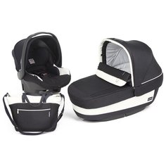 Спальный блок + автокресло Peg-Perego Modular Set (люлька Navetta Elite, автокресло Primo Viaggio Tri-Fix, сумка Borsa) luxe blue