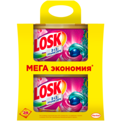 Losk капсулы 3+1 Power Caps Малазийский цветок, контейнер, 2 уп., 12 шт.
