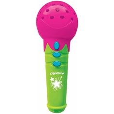 Азбукварик микрофон Песенки-чудесенки розовый