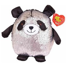 Мягкая игрушка ABtoys Панда с пайетками 20 см