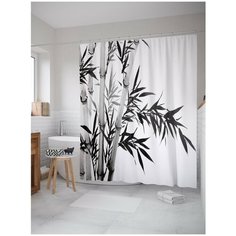 Штора для ванной JoyArty Бамбуковая надежда 180х200 (sc-13728)