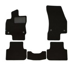 Комплект ковриков салона KLEVER 03514722110kh для Volkswagen Tiguan 5 шт. черный Клевер