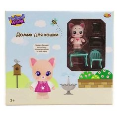 Игровой набор ABtoys Модный дом. Домик для кошки. Спальня PT-01312