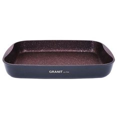Противень с антипригарным покрытием Kukmara (Granit Ultra Red) пга03а, 400x295x50