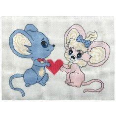 PANNA Набор для вышивания Предложение руки и сердца 17.5 x 12.5 см (D-0075)