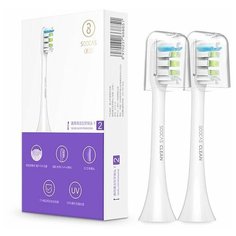 Сменные насадки для зубной щетки Xiaomi Soocas X3 (2шт) Белые