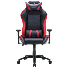 Компьютерное кресло TESORO Zone Balance игровое, обивка: искусственная кожа, цвет: черный/красный