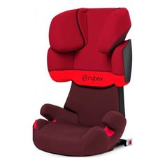 Автокресло группа 2/3 (15-36 кг) Cybex Solution X-fix, Rumba red