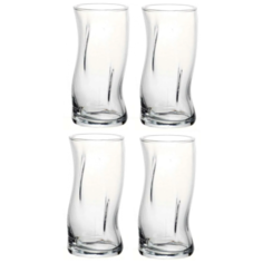 Pasabahce Набор стаканов Amorf 420928B 4 шт., 400 мл прозрачный