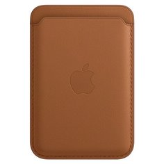 Чехол-бумажник Apple MagSafe кожаный для iPhone 12, iPhone 12 Pro, iPhone 12 Pro Max, iPhone 12 mini золотисто-коричневый