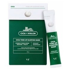 Ночная маска для лица с эффектом сияния кожи VT Cosmetics Cica Tone-Up Sleeping Mask