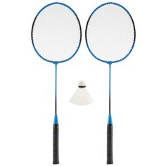 Набор ракеток для бадминтона 2шт (волан, чехол) ECOS BdSet-04 синий