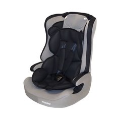 Автокресло группа 1/2/3 (9-36 кг) Мишутка LB 513RF, 02 grey dot/black dot