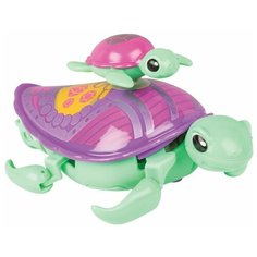 Робот Moose Little Live Pets Черепашка с малышом 28417 зеленый