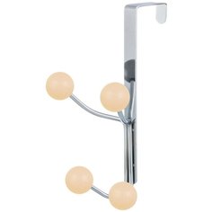 Вешалка на дверь "Бежевая" 11х11х19 см, 4 крючка EL Casa