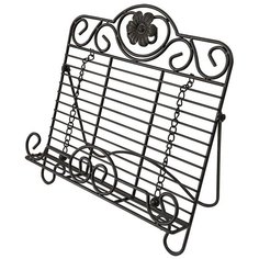 Подставка декоративная ФЕЯ ПОРЯДКА WT-08 настольная 320*60*355мм, черная проволока