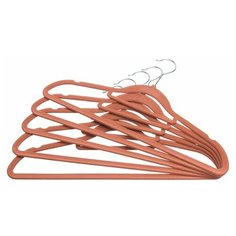 Вешалки-плечики 5 шт 42х2,5х23 см EL Casa Терракотовый