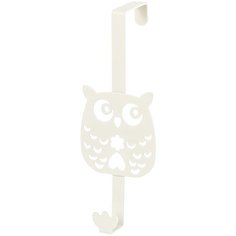 Вешалка на дверь навесная "Сова", бежевая, 8х7,5х21,5 см EL Casa