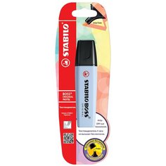 Маркер-текстовыделитель BOSS ORIGINAL Pastel, пастельные цвета 1 шт пастельно-голубой Stabilo