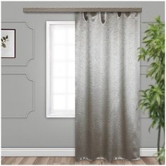 Портьеры Witerra Водевиль на ленте 275 см серебро