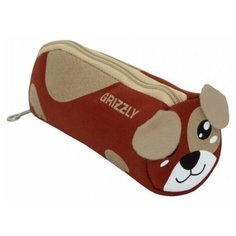 Пенал школьный Grizzly легкий, собака