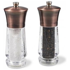 Набор мельниц для перца и соли Exford Antique Brass 160мм 2 шт. Cole & Mason