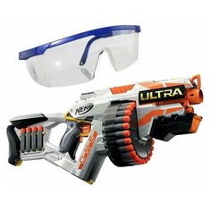 Набор "Боец Ультра № 1": Бластер Нерф Ультра + Очки защитные Nerf