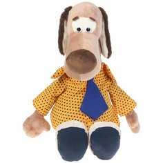 Мягкая игрушка Maxitoys Пёс Барбос в рубашке 36 см