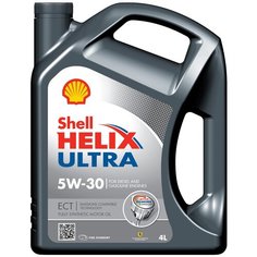 Синтетическое моторное масло SHELL Helix Ultra ECT 5W-30, 4 л