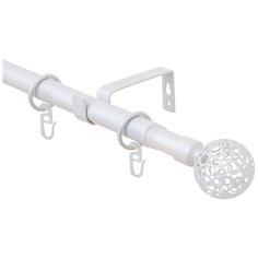 Карниз один. 16/19 мм Телескоп 411.689 160/300 с мет.кольцами Arttex