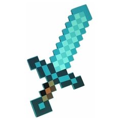 Игрушечное оружие Меч алмазный пиксельный 60 см Mojang
