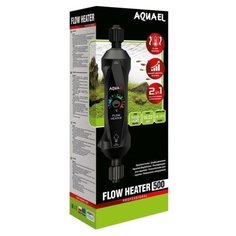 Нагреватель AQUAEL FLOW HEATER 500 Вт для аквариума 300 - 1000 л, проточный (пластиковый, регулируемый)