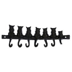 ВЕШАЛКА ДЕКОРАТИВНАЯ "КОТЯТА" 7 КРЮЧКОВ 30*11*2 СМ "BLUMEN HAUS"