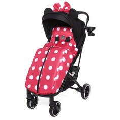 Jetem,Коляска прогулочная Lavida, красная_точка/черная_рама Babycare