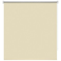 Рулонные шторы BLACKOUT / БЛЭКАУТ 100 см х 160 см Ванильный Плайн DECOFEST