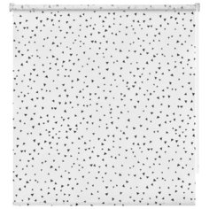 Рулонные шторы 160 см х 175 см Белый Геометрическая фантазия DECOFEST